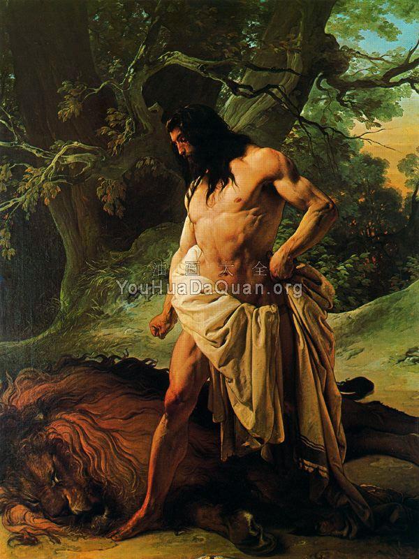 Samson and the Lion - 弗朗切斯科·海兹